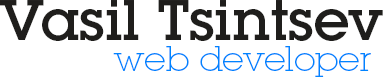Vasil Tsintsev, Web Developer